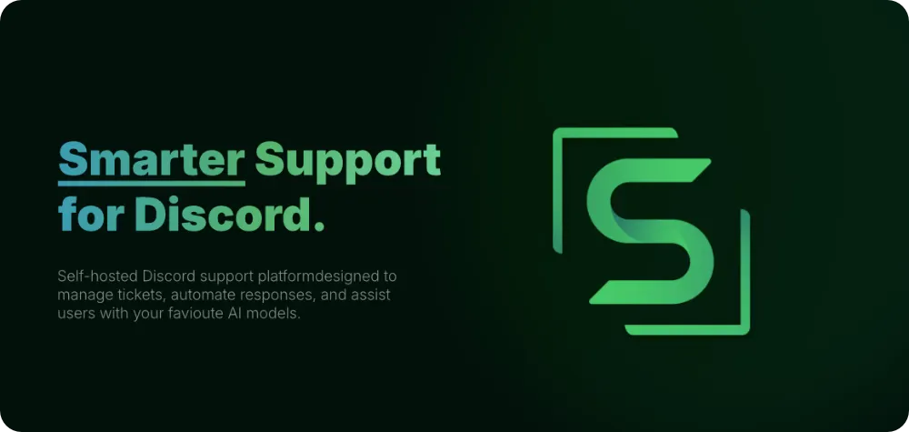 SupportBot — Discord Support & Ticket System